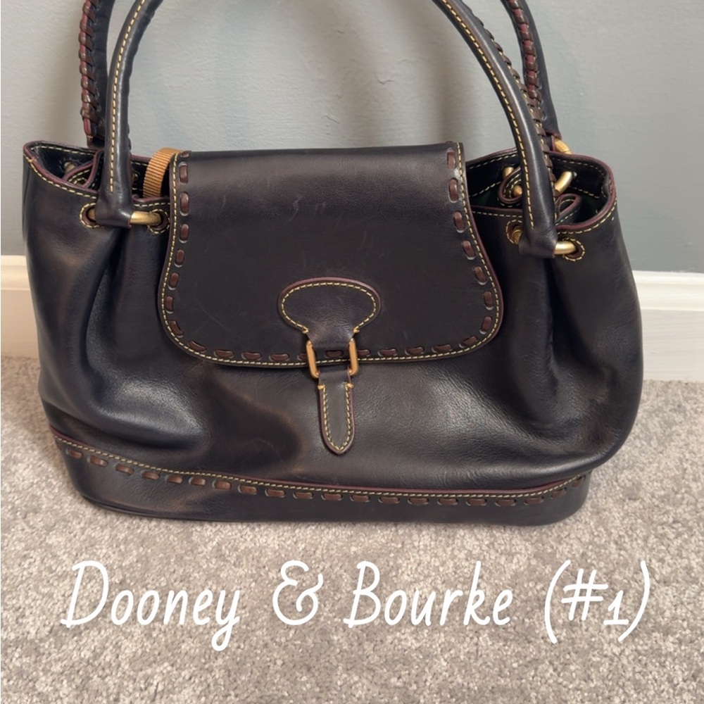 Dooney & Bourke Black Leather Shoulder Bag
